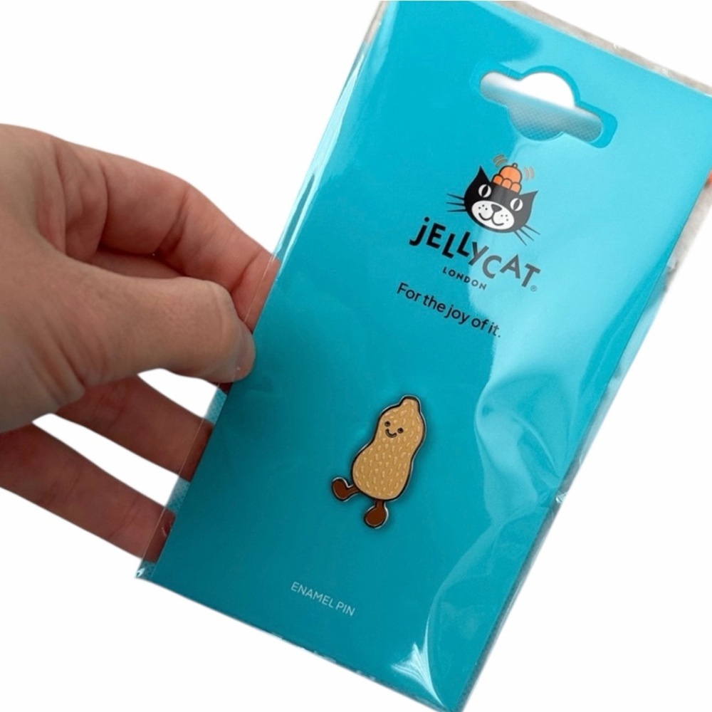 Jellycat Amusables Peanut Enamel Pin